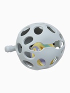 Прорезыватель погремушка «Зайка», силиконовый, 12.5 см, серо-голубой - Фото 12