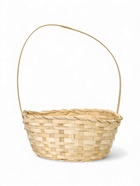 УЦЕНКА Корзина плетеная 30 х 22 х 13 см, ручка h=36 см, бамбук, натуральный 10974753