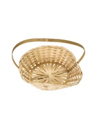 УЦЕНКА Корзина плетеная 30 х 22 х 13 см, ручка h=36 см, бамбук, натуральный 10974753