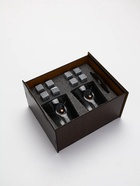 Подарочный набор бокалов с камнями для виски в деревянном ящике 10895165