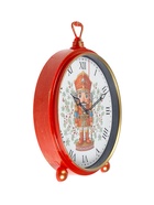 Часы настенные интерьерные «Щелкунчик», настольные, бесшумные, плавный ход, 26×32 см, красные - Фото 6