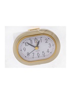 УЦЕНКА Часы - будильник «Кантик», с подсветкой, 10×7.5 см, золотистые 10974937