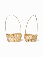 УЦЕНКА Набор корзин плетеных, бамбук, 22х18x10/34, 24х19x10/36, 27х21x10/38 см, 3шт, натур 10974947