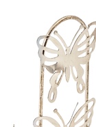 УЦЕНКА Подставка под бумажные полотенца Доляна «Бабочки», 13×13×27 см, цвет хром - Фото 8