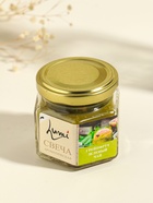 Свеча ароматическая в банке 70 гр воска, грейпфрут+зелёный чай - фото 23600464