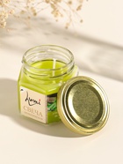 Ароматическая свеча в банке, 70 г, воска, грейпфрут и зелёный чай - Фото 3