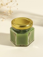 Ароматическая свеча в банке, 70 г, воска, алое - Фото 3