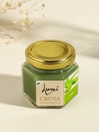 Ароматическая свеча в банке, 70 г, воска, алое - Фото 4