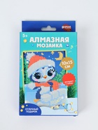 УЦЕНКА Алмазная мозаика для детей "Пингвин" + емкость, стержень с клеевой подушечкой 10975079
