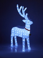 УЦЕНКА Светодиодная фигура «Олень большой» 70×25×115 см, акрил, 180 LED, 24 В, свечение белое 10975099
