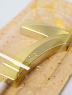 УЦЕНКА Свеча в торт на шпажке «Грань», цифра "7", золотая, 5 см - Фото 7