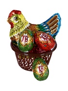 Пасхальный набор 120 г: Курочка 75 г + 3 яйца в корзинке - Фото 3