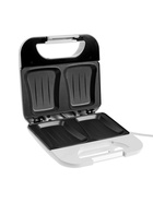 Сэндвичница BRAYER 2203BR-WH, 750 Вт, 22×12 см, антипригарное покрытие, белая - фото 23600487