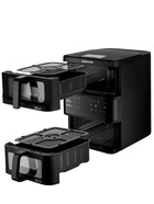 Аэрогриль BRAYER 2048BR, 2500 Вт, 2 чаши, 10 программ, 200°С, LED-дисплей, таймер, решётка 10969273