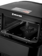 Аэрогриль BRAYER 2048BR, 2500 Вт, 2 чаши, 10 программ, 200°С, LED-дисплей, таймер, решётка 10969273