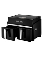 Аэрогриль BRAYER BR2050, 2200 Вт, 2 чаши по 5 л, 8 программ, до 200°С, LED-дисплей, таймер, решётка 10969274