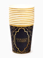 Стакан одноразовый бумажный «Ramadan», синий, 250 мл - Фото 4