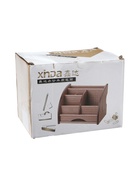 УЦЕНКА Органайзер 5 секций, 1 выдвижной ящик, серия Ясень шимо МИКС, 20*16,5*15,5см - Фото 5