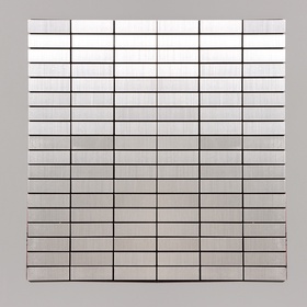 {{photo.Alt || photo.Description || 'УЦЕНКА Панель самоклеящаяся 30×30 см мозаика плитка серебристая'}}