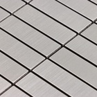 УЦЕНКА Панель самоклеящаяся 30×30 см мозаика плитка серебристая 10975254