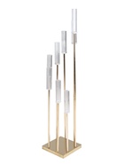 УЦЕНКА Торшер "Факел" LED золото 28х28х65-135см - Фото 1