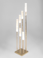 УЦЕНКА Торшер "Факел" LED золото 28х28х65-135см - Фото 2