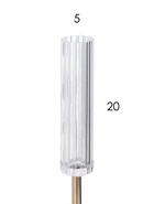 УЦЕНКА Торшер "Факел" LED золото 28х28х65-135см - Фото 5