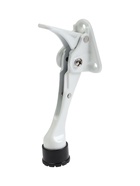 Фиксатор дверной LOCKLAND “козья ножка”, с автоподъемом, цвет белый - фото 23600543