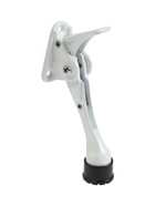 Фиксатор дверной LOCKLAND “козья ножка”, с автоподъемом, цвет белый - фото 23600544