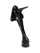 Фиксатор дверной LOCKLAND “козья ножка”, с автоподъемом, цвет черный - фото 23600552