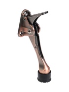 Фиксатор дверной LOCKLAND “козья ножка”, с автоподъемом, цвет медь - фото 23600576