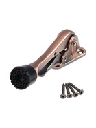 Фиксатор дверной LOCKLAND “козья ножка”, с автоподъемом, цвет медь - фото 23600581