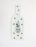 Тарелка в форме бутылки «Любовь», 11.3×34.5 см - фото 23600599