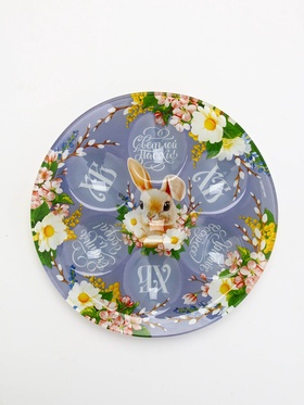 Подставка для 6 яиц пасхальная «Светлой пасхи! Счастья и добра!», 18 см