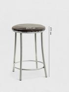 УЦЕНКА Табурет «Ультра» с кольцом, Серебристый металлик/шоколад - Фото 2