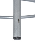 УЦЕНКА Табурет «Ультра» с кольцом, Серебристый металлик/шоколад - Фото 6