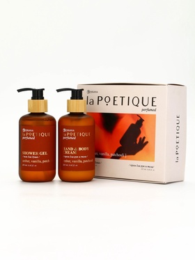 Набор гель для душа и лосьон, 2 х 250 гр, с ароматом амбры, ванили и пачули