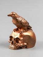 УЦЕНКА Фигура «Ворон на черепе» 17×15×15 см, бронза - Фото 8