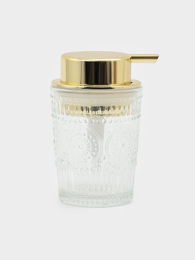 Дозатор для мыла стеклянный, 200 мл