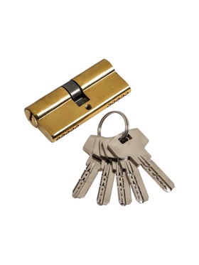 {{photo.Alt || photo.Description || 'УЦЕНКА Цилиндровый механизм, 70 мм, перфор. ключ, 5 ключей, цвет золото'}}