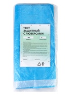 Тент защитный, 3×4 м, плотность 75 г/м², УФ, люверсы шаг 1 м, голубой 10960983