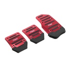 УЦЕНКА Накладки на педали Cartage, антискользящие, красный, набор 3 шт. - Фото 2