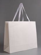 Пакет подарочный "Белый", 48 х 39 х 16 см - фото 23600691