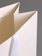 Пакет подарочный ламинированный горизонтальный «Белый», 48×39×16 см - Фото 4