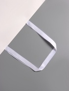 Пакет подарочный ламинированный горизонтальный «Белый», 48×39×16 см - Фото 5