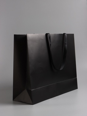 Пакет подарочный "Черный", 48 х 39 х 16 см