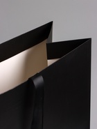 Пакет подарочный ламинированный горизонтальный «Черный», 48×39×16 см - Фото 4