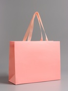 Пакет подарочный "Розовый", 32 х 25 х 11 см 10919598