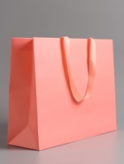 Пакет подарочный ламинированный горизонтальный «Розовый», 40×32×13 см - Фото 3
