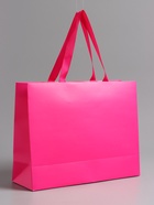 Пакет подарочный "Фуксия", 32 х 25 х 11 см - фото 23600698